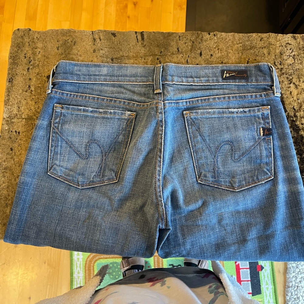 Citizens of Humanity bootcut medium wash blue size 28